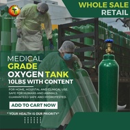 OXYGEN TANK 10LBS TANK ONLY (WITH CONTENT)