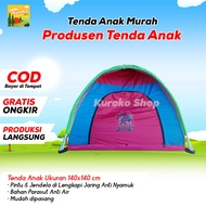 Tenda Anak Murah Jumbo 4 Orang | Tenda Anak Laki-laki | Tenda Anak Karakter Spiderman, Boboiboy, Tay