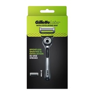 GILLETTE Labs Razor With Exfoliating Bar/ Refills 4S Cartridges Labs Razors Compatible