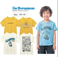 🤩出口日本Doraemon叮噹卡通夏季薄款薄棉短袖T恤圓領套頭T-shirt