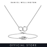 Daniel Wellington Gift Set - Elan Unity Necklace Silver + Elan Unity Bracelet Silver 165mm - Jewelry