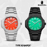 🇯🇵日本代購 A Bathing Ape BAPE TYPE 10 BAPEX BAPEX手錶 a bathing ape watch BAPE手錶 猿人手錶 TYPE 10 BAPEX 1J70-187-018 生日禮物 新年禮物 情人節禮物 birthday gift Valentine's day present