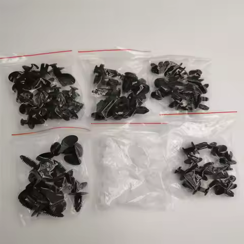 100PCS Mixed Auto Plastic Fastener Screw Rivet Clip For Saab 93 95 Saab 9-3 9-5 900 9000 GAZ Gazelle