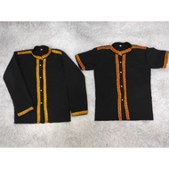 Kemeja Borneo motif/ tradisi lelaki Sabah modern kadazan/ dusun Borneo/ sabah set bapa dan anak/ baj
