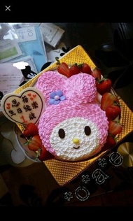 Co Cake - 3D立體蛋糕 my melody 美樂蒂 蛋糕 生日蛋糕 歡迎來圖訂做