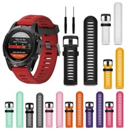 maimy Quick Release Silicone Wrist Strap Band Replacement For Garmin Fenix 3 HR 5X