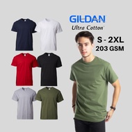 Men Women T Shirt Adult Round Neck Unisex Plain Oversize Shirt GILDAN Ultra Cotton Lelaki Baju Tshirt Kosong 2000