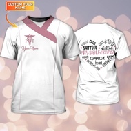 2026 3D shirt printing design 3D T-shirt breast cancer awareness