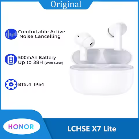 Honor CHOICE LCHSE X7 Lite Active Noise Cancelling True Wireless Bluetooth Earphone 38H Low Latency 