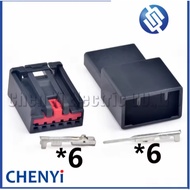 6 Pin car connector Door atmosphere light car multimedia USB plug gear lever plug AIT2PB-06-1AK for 