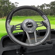 Roykaw Upgrade Golf Cart Steering Wheel 12.5‘’ O.D Carbon Fiber Wheel Universal for EZGO Club Car an