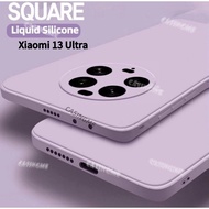Xiaomi 13Ultra 2023 Square Liquid Casing For Xiaomi 13 Lite 13Pro Xiaomi13Ultra Xiaomi13 Ultra Ultra13 Pro 4G 5G Slim Square Phone Case Silicone Shockproof Soft Back Cover Casing