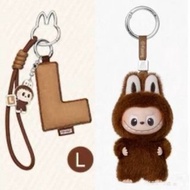 心底密碼Labubu 字母L卡鑰匙扣（全新正品末開封末開盒末開袋確認款）