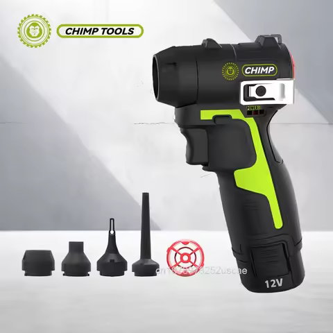 CHIMP CT090 Rechargeable Cordless Blower 190W Max 130000rpm 2.4N For Worx 12V Green Battery Screwdri