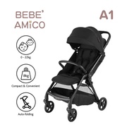 [New Launch] Bebe Amico Compact & Convenience Auto-Folding Stroller A1 - New Born to 22kg