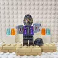 Lego Minifigures 71031 marvel studios series 1  T’Challa Star Lord  minifigure  樂高人仔 星爵 （連底板）