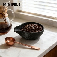 MINIFELE Coffee Bean Dosing Cup, Espresso Accessories Bean Measuring Coffee Bean Dosing Saucer, Meas
