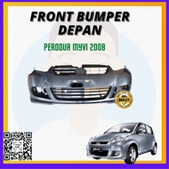 PERODUA MYVI 2008 - 2010 FRONT BUMPER PLASTIC PP MATERIAL PLASTIK 100% NEW BARU HIGH QUALITY