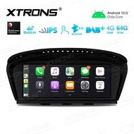 XTRONS GPS Android Car Player, 8.8" Android 10.0 Car Stereo GPS Navigation Radio For BMW E90/91/92/E63/64 CIC