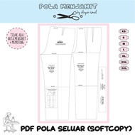 PDF PATTERN OF TROUSERS | PDF SEWING PATTERN | PDF SEWING PATTERN | PDF FILE ONLY (SOFTCOPY)