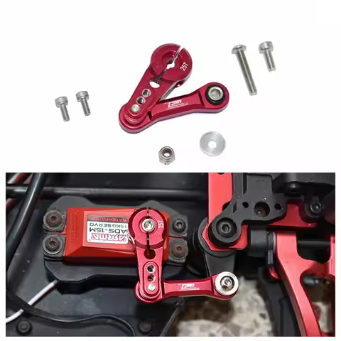 GPM Alloy Aluminum Servo Arm 25T + Tie Rod for ARRMA 1/8 KRATON ARA106040T1 TYPHON 1/8 6S BLX ARA106