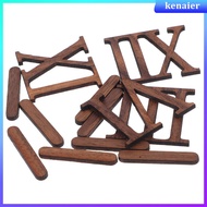 Large Wall Clock Roman Numerals Frameless Numbers Wood Shapes  kenaier