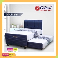 Springbed Central 2in1, Twin Sorong Gold Series Foam Encasement Ukuran 120 140 Kasur Matras Anak Cew