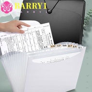 BARRY1 File Folder Storage Bag Student Portable Test Paper Folder 13 Ggrid Classification Storage In