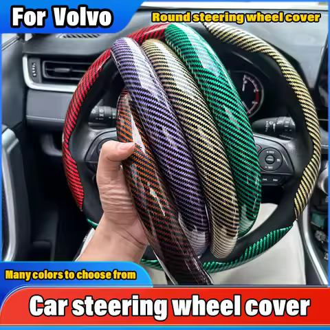 Car Steering Wheel Cover For volvo v40 v50 v60 V70 S40 S60 S80 S90 xc40 xc60 xc70 xc90 C30 C40 940 9