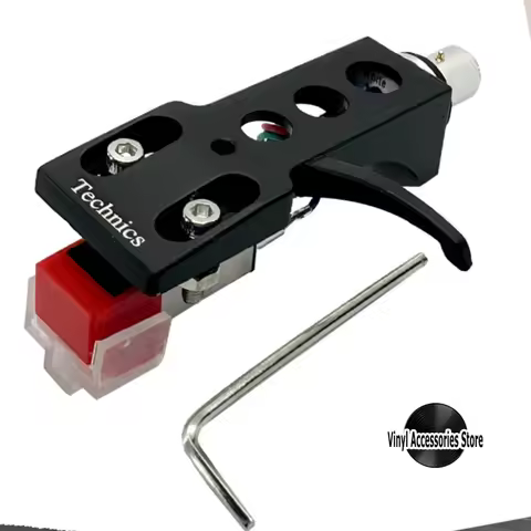 NEW Replacement turntable cartridge and needle Red Headshell for AT91 AT3600L AT91R Technics Models 