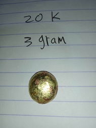 emas 3 gram kadar 20 karat