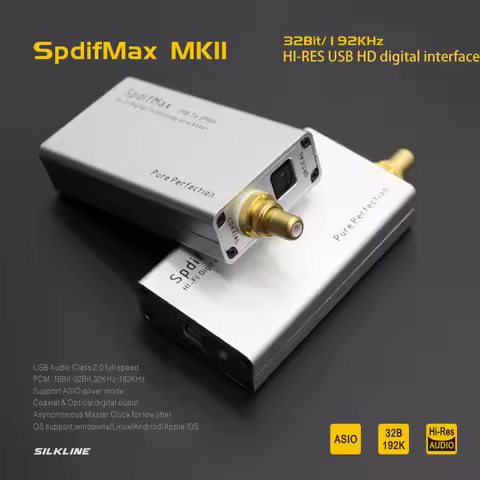 USB Audiophile HD Sound Card / XMOS Digital Interface 32/192K Hi-Res External HD USB to Optical Coax