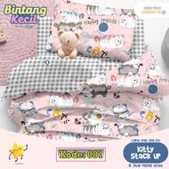 KATUN My Love Bed Sheets Fabric Metered Cotton Star Cat Motif Choice Star Kids Code: 001 MOST POPULA