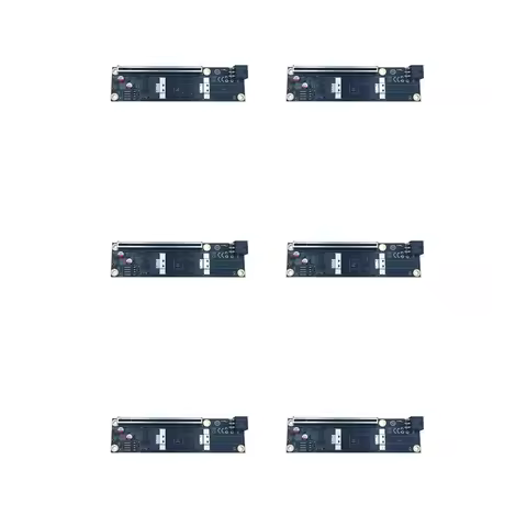 6X 2 Port PCI-E 4.0 X16 To Slimsas SFF-8654 Adapter Card GEN4 SFF-8654-8I SFF8654 Riser Card For Gra