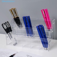 SEPTEMBER Mark Pen Holder, 2/3/4/5 Layer Transparent Stationery Display Shelf, Minimalist Large Capa