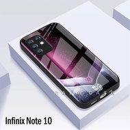 Softcase Glass Kaca Infinix Note 10 - J105 - Casing Hp Infinix Note 10 - Pelindung hp Infinix Note 1