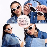 Asos Angular/ Mid Square frame in White sunglasses Auth Uk (Actual Pictures Included)w