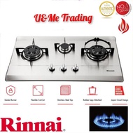Rinnai RB713N-S Stainless Steel 3 burner Gas Hob
