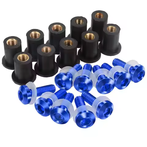 10PCS M5 5mm Windscreen Windshield Bolts Screw Kits For HONDA Africa Twin CRF1100L CRF1000L CRF 1100