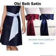 AZ Obi Belt Satin Fabric Belt Length 200 Width 80