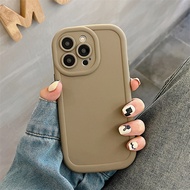 Simple solid color Niche Casing iPhone 17 16 15 14 13 12 11 Pro Max XSMAX XR XS 7Plus/8Plus,iPhone 7