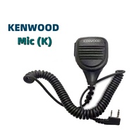 ASIA TALK Kenwood Baofeng Push To Talk PTT Speaker Mic Baofeng Two Way Walkie Talkie Handsfree (K) M