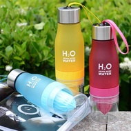 H2O 650 Drinking Bottle ML BPA Free Infused Water Bottle/ Infusion Bottle/ with Squeezer Infused Wat