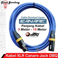 Kabel Mic Canare XLR Jack Canon DBQ Male To Female Cable Microphone