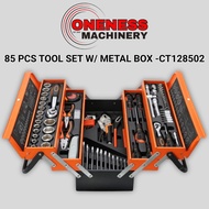 85 PCS TOOL SET W/ METAL BOX -CT128502
