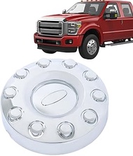 Silscvtt Chrome 10 Lug Front 19.5 Wheels Center Hubcap Cover Replacement for F450 F550 Super Duty 2W