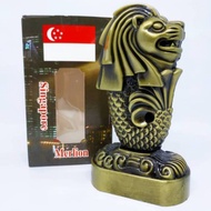 Miniatur besi merlion singapore patung singa singapura