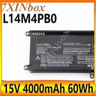 7XINbox L14M4PB0 L14S4PB0 15V 4000mAh 60Wh Laptop Battery for Lenovo Savior Savers 14-ISK 15-ISK Ser