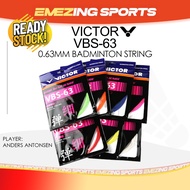 (MADE IN JAPAN) Victor VBS-63 0.63mm Badminton Strings USING BY: ANDERS ANTONSEN - VBS-63 (VBS63 VBS