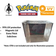 PREMIUM Pokemon Acrylic Box/Case for ETB Elite Trainer Box/Booster Box/Japan Hiroshima Tohoku Fukuok